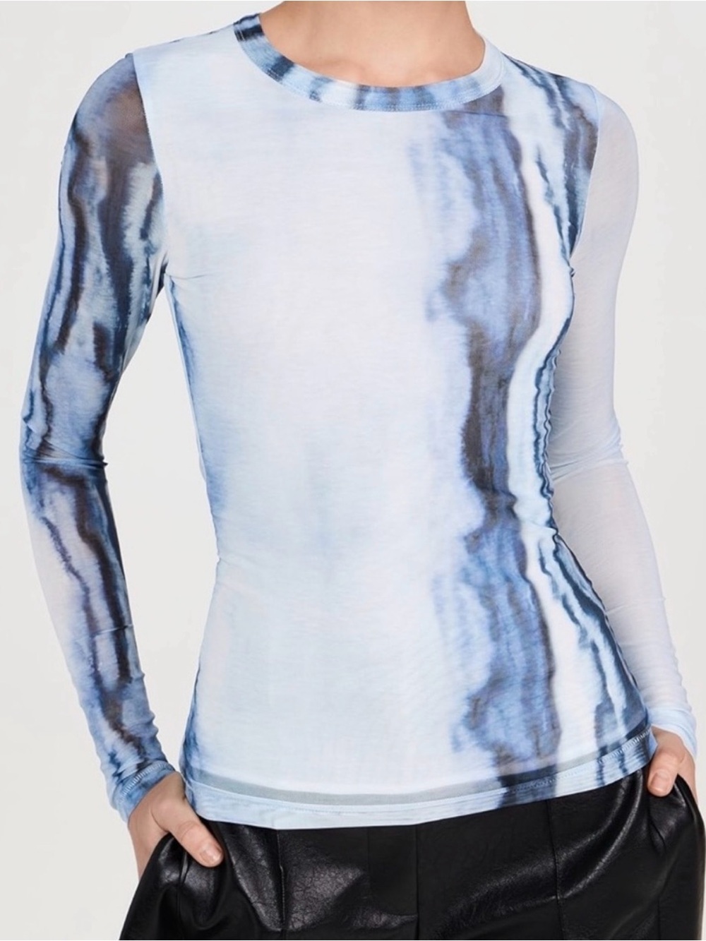 • rag & bone • Yana Tie Dye Long-Sleeve Top •